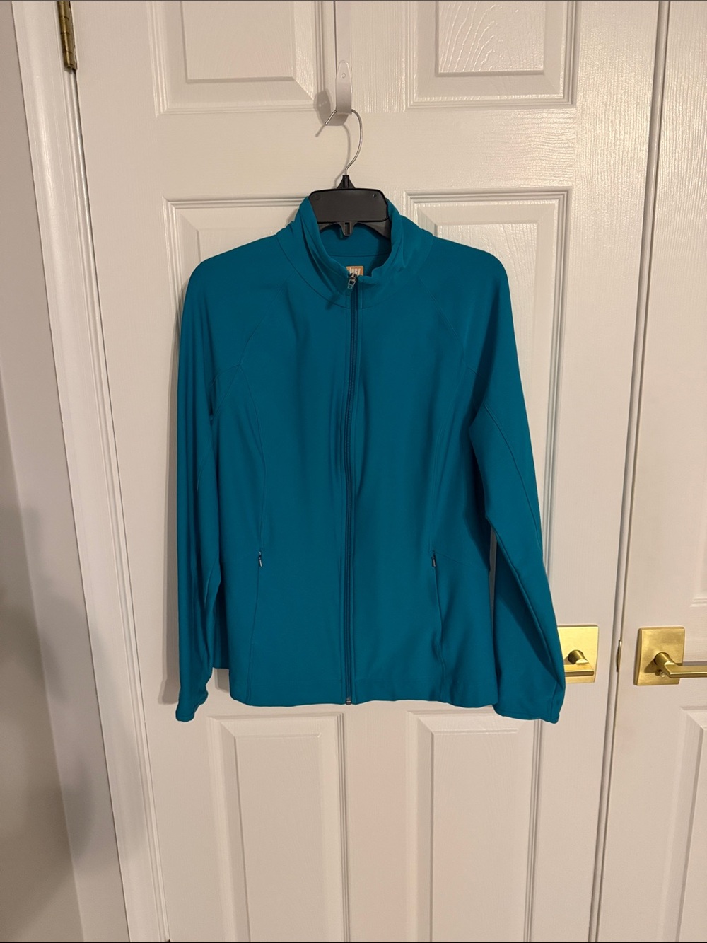 Lucy Teal Full-Zip Utility Jacket